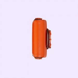 GUCCI 1955 Horsebit Mini Bag - Orange Leather