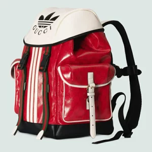 GUCCI Adidas X Backpack - Red Crystal Canvas