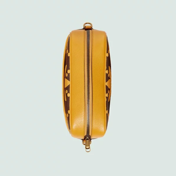 GUCCI Adidas X Small Shoulder Bag - Brown And Yellow Leather