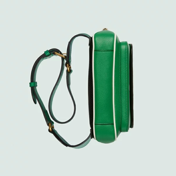 GUCCI Adidas X Trefoil Belt Bag - Green Leather
