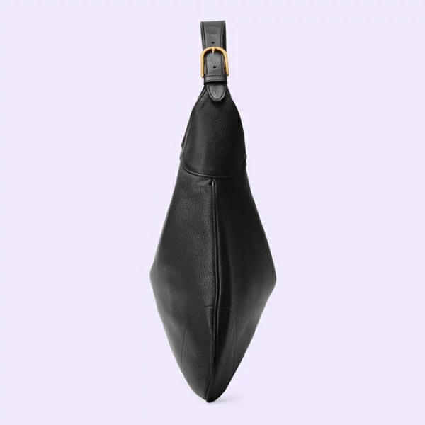 GUCCI Aphrodite Large Shoulder Bag - Black Leather