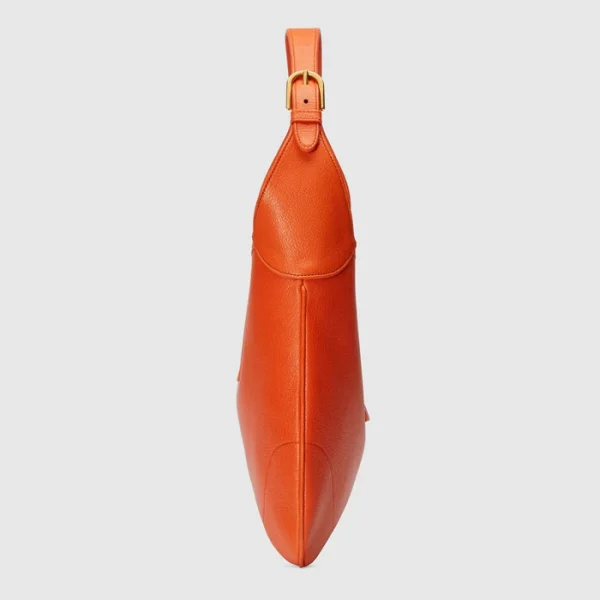 GUCCI Aphrodite Medium Shoulder Bag - Orange Leather