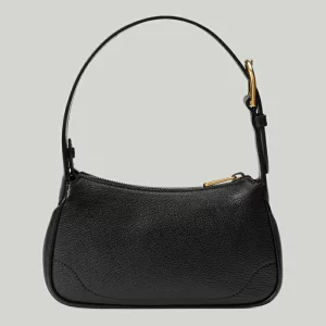 GUCCI Aphrodite Mini Shoulder Bag - Black Leather