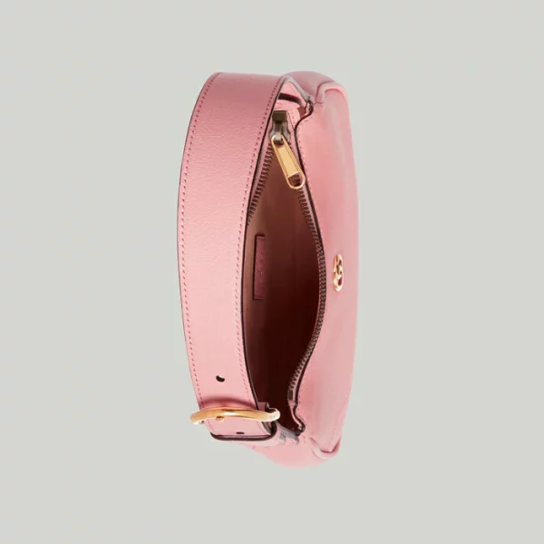 GUCCI Aphrodite Mini Shoulder Bag - Light Pink Leather