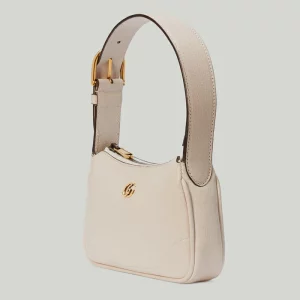 GUCCI Aphrodite Mini Shoulder Bag - White Leather