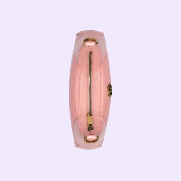 GUCCI Aphrodite Small Shoulder Bag - Light Pink Leather