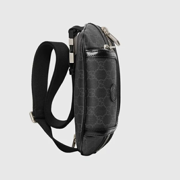 GUCCI Belt Bag With Interlocking G - Black Gg Supreme