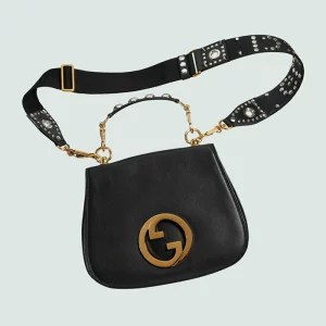 GUCCI Blondie Medium Bag - Black Leather