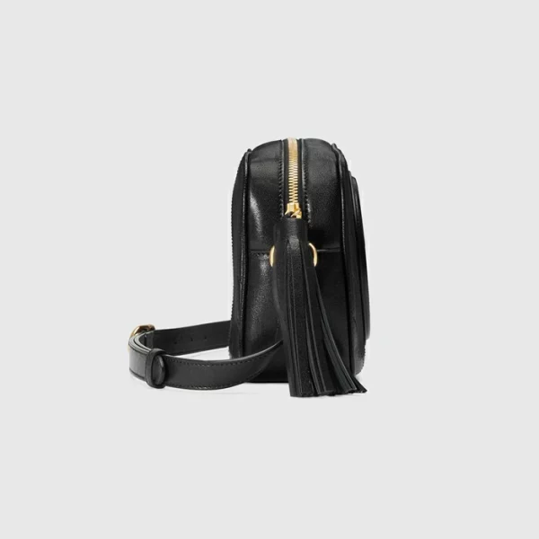 GUCCI Blondie Small Shoulder Bag - Black Leather