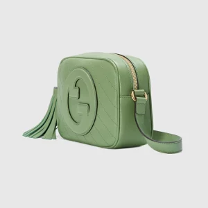 GUCCI Blondie Small Shoulder Bag - Green Leather