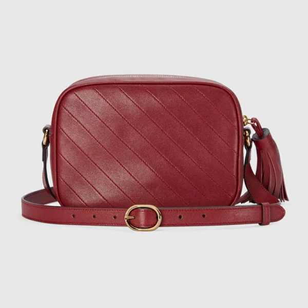 GUCCI Blondie Small Shoulder Bag - Red Leather