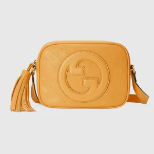GUCCI Blondie Small Shoulder Bag - Yellow Leather