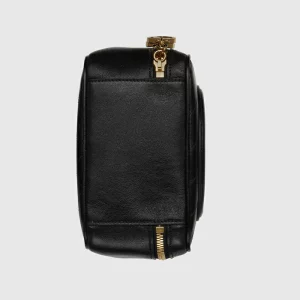 GUCCI Blondie Top Handle Bag - Black Leather