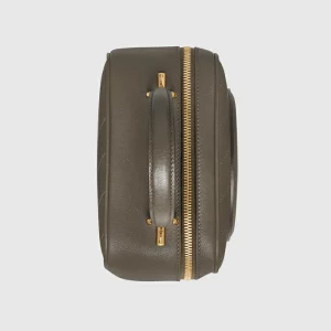 GUCCI Blondie Top Handle Bag - Brown Leather