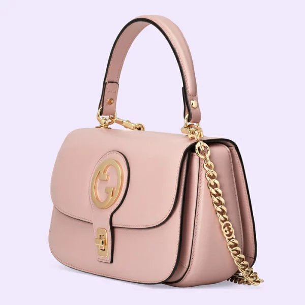 GUCCI Blondie Top-Handle Bag - Light Pink Leather