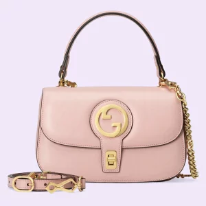 GUCCI Blondie Top-Handle Bag - Light Pink Leather