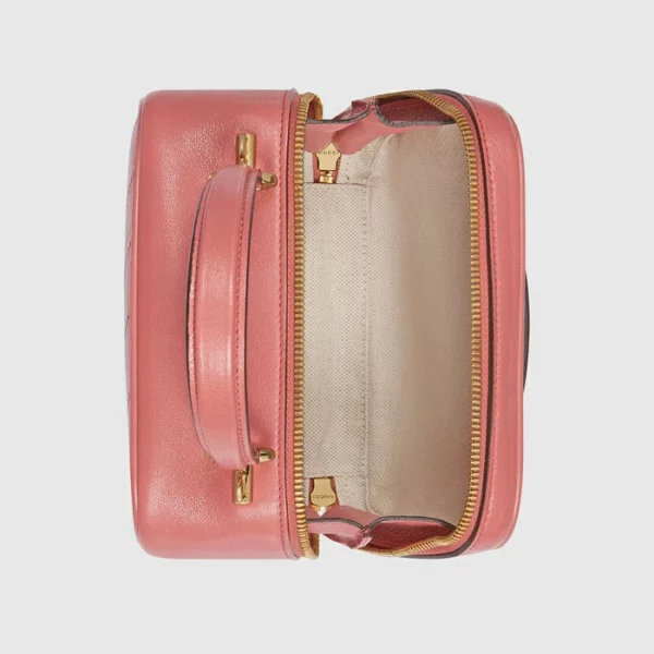 GUCCI Blondie Top Handle Bag - Pink Leather