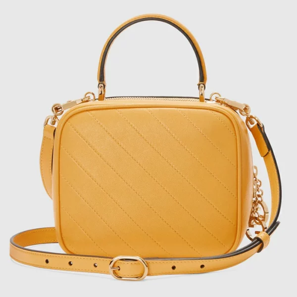 GUCCI Blondie Top Handle Bag - Yellow Leather