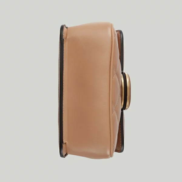 GUCCI Deco Mini Shoulder Bag - Rose Beige Leather