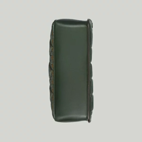 GUCCI Deco Small Shoulder Bag - Dark Green Mini Gg Canvas