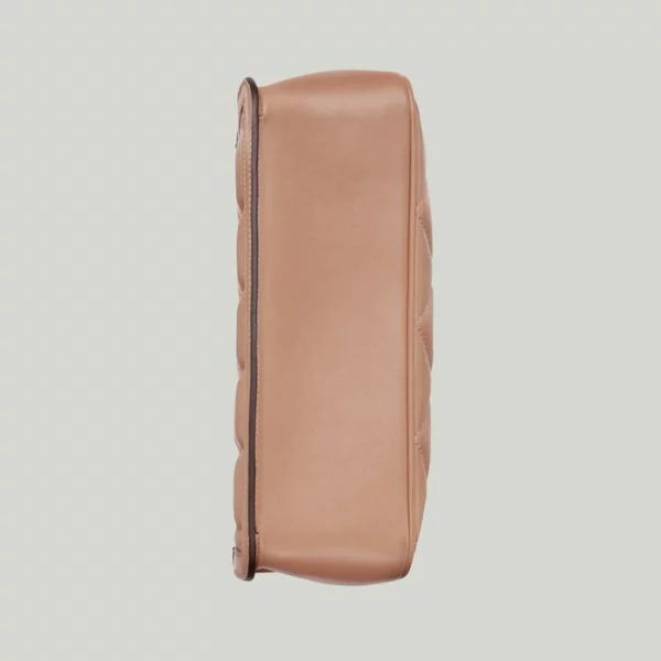 GUCCI Deco Small Shoulder Bag - Rose Beige Leather