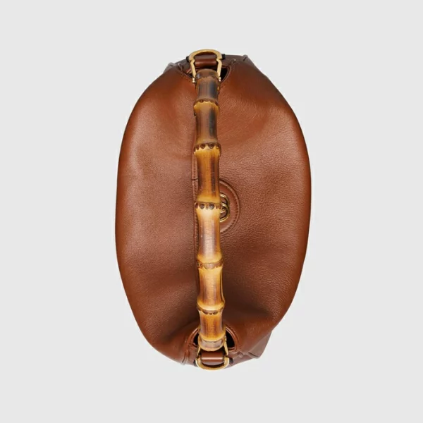 GUCCI Diana Large Shoulder Bag - Brown Leather