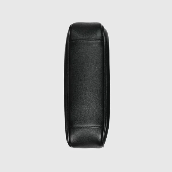 GUCCI Diana Small Shoulder Bag - Black Leather