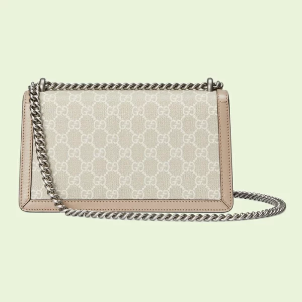 GUCCI Dionysus GG Small Bag - Beige And White Canvas