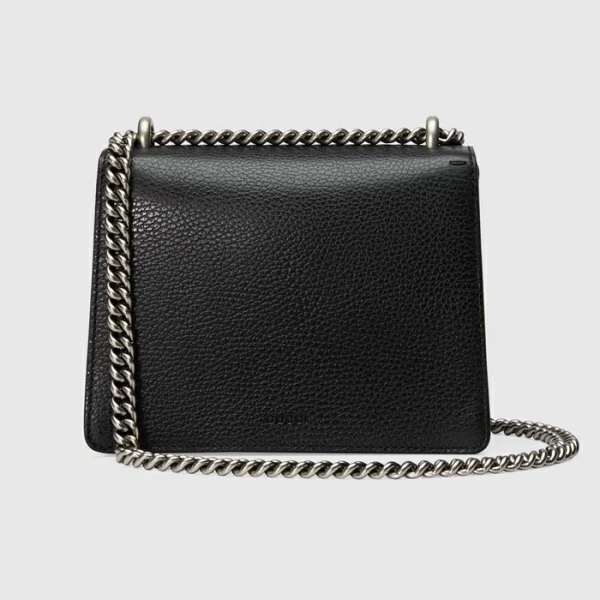GUCCI Dionysus Leather Mini Bag - Black Leather