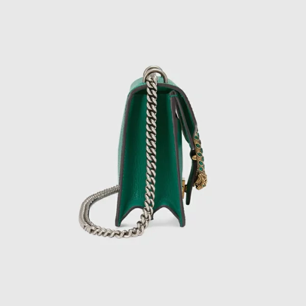 GUCCI Dionysus Leather Shoulder Bag - Emerald Green Leather
