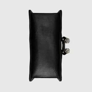 GUCCI Dionysus Mini Top Handle Bag - Black Leather