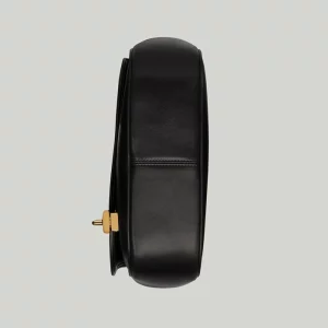GUCCI Equestrian Inspired Shoulder Bag - Black Leather