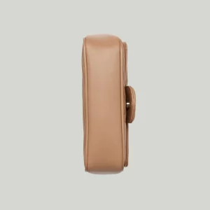 GUCCI GG Marmont Matelassé Super Mini Bag - Rose Beige Leather