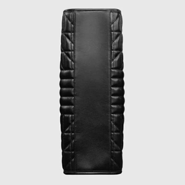 GUCCI GG Marmont Medium Tote Bag - Black Leather