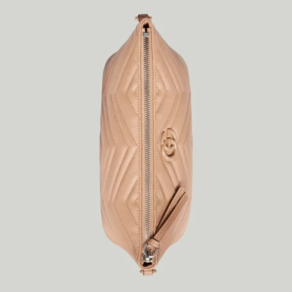 GUCCI GG Marmont Shoulder Bag - Rose Beige Leather