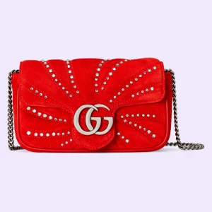 GUCCI GG Marmont Super Mini Gift Box - Red Velvet
