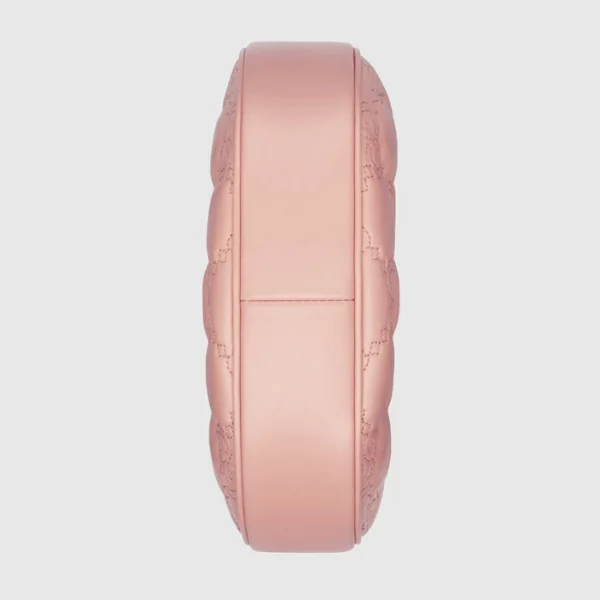 GUCCI GG Matelassé Mini Bag - Light Pink Leather