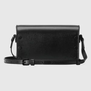 GUCCI Horsebit 1955 Mini Bag - Black Leather
