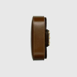 GUCCI Horsebit 1955 Mini Bag - Brown Leather
