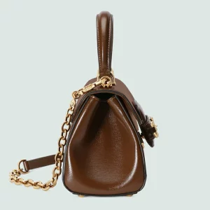 GUCCI Horsebit 1955 Mini Bag - Light Brown Leather