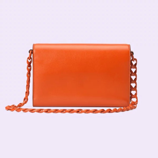GUCCI Horsebit 1955 Mini Bag - Orange Leather