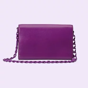 GUCCI Horsebit 1955 Mini Bag - Purple Leather