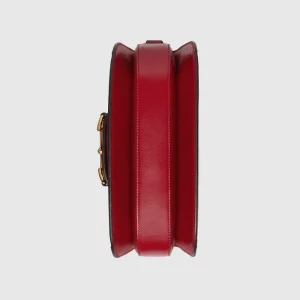 GUCCI Horsebit 1955 Shoulder Bag - Red Leather