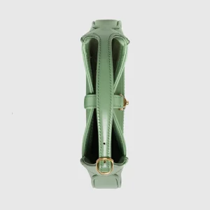 GUCCI Jackie 1961 Mini Shoulder Bag - Light Green Leather