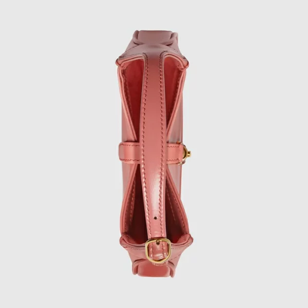 GUCCI Jackie 1961 Mini Shoulder Bag - Pink Leather