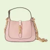 GUCCI Jackie 1961 Mini Shoulder Bag - Pink Patent Leather