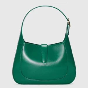 GUCCI Jackie 1961 Small Shoulder Bag - Emerald Green Leather