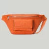 GUCCI Jumbo GG Belt Bag - Orange Leather