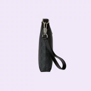 GUCCI Messenger Bag With Interlocking G - Black Supreme