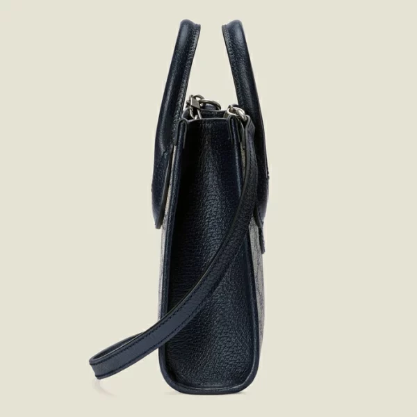 GUCCI Mini Tote Bag With Interlocking G - Beige And Blue Gg Supreme